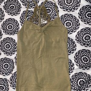 Aeropostale Green Halter Tank